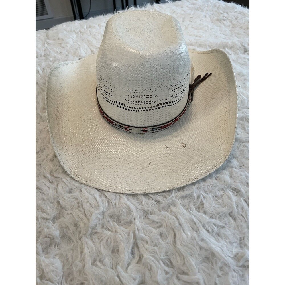 Resistol Natural Straw Western Hat OSFM Smaller Size
